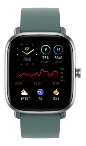 Умные часы Amazfit GTS 2 Mini, зеленый фото 3