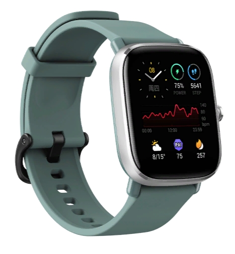 Умные часы Amazfit GTS 2 Mini, зеленый фото 2